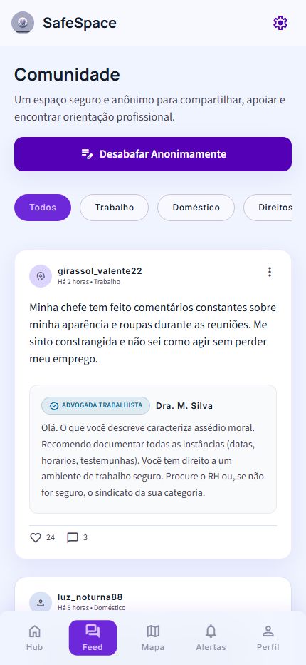 Feed anônimo da comunidade HelpFy